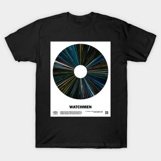 minimal_Watchmen Warp Barcode Movie T-Shirt